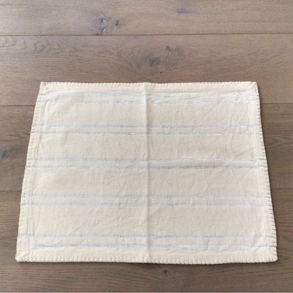 Anthropologie Placemat cotton ivory tone - Picture 7 of 9